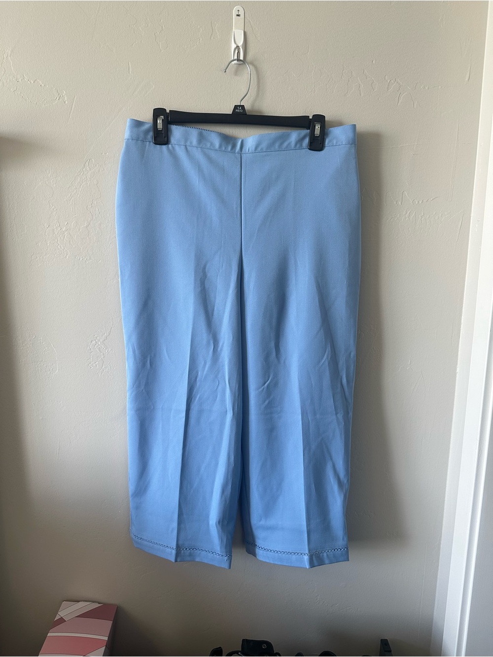 Alfred Dunner Light Blue Capris